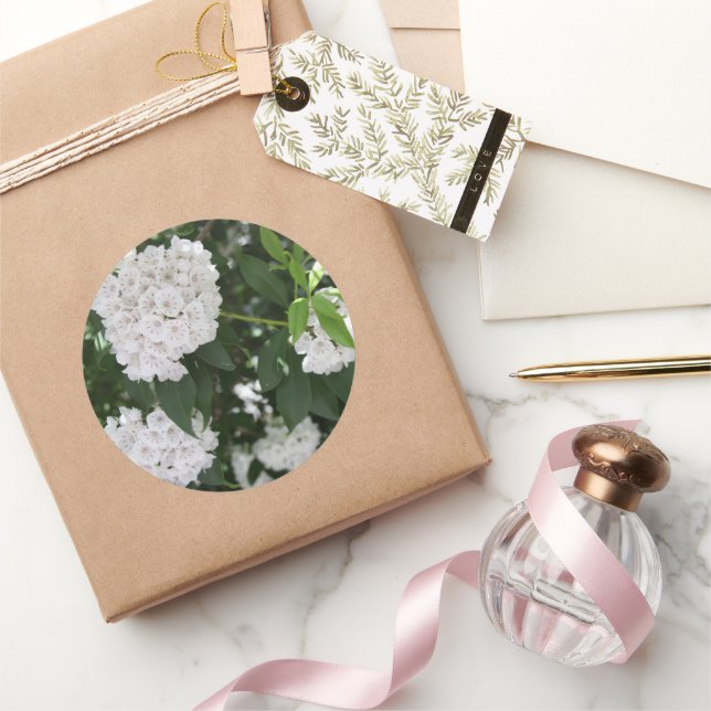 Bodas pegatinas Bonito Laurel de Montaña Blanca (Regalar)