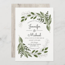 Bodas Rústicos - Invitación a bodas