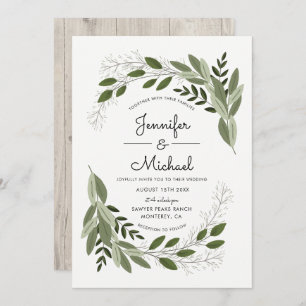 Bodas Rústicos - Invitación a bodas