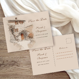 Bodega Toscana A la Acuarela Invitación de Comprom