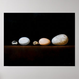Bodegón con Huevos - Arte de Pintura Realista