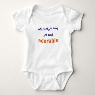 Body bébé : je suis adorable
