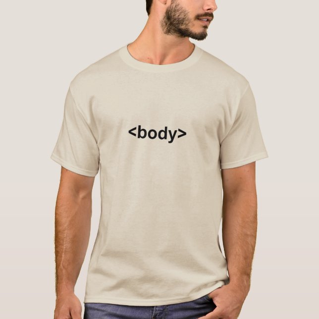 <body> camisa de la etiqueta (Anverso)