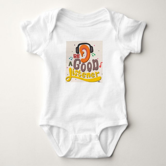 Body con punto de jersey para bebés, (Anverso)