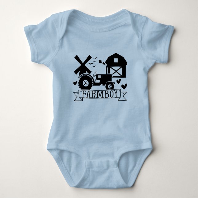 Body de bebé Farmboy Baby (Anverso)