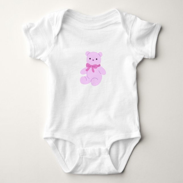Body de bebé Little Honey Bear – Regalo dulce para (Anverso)