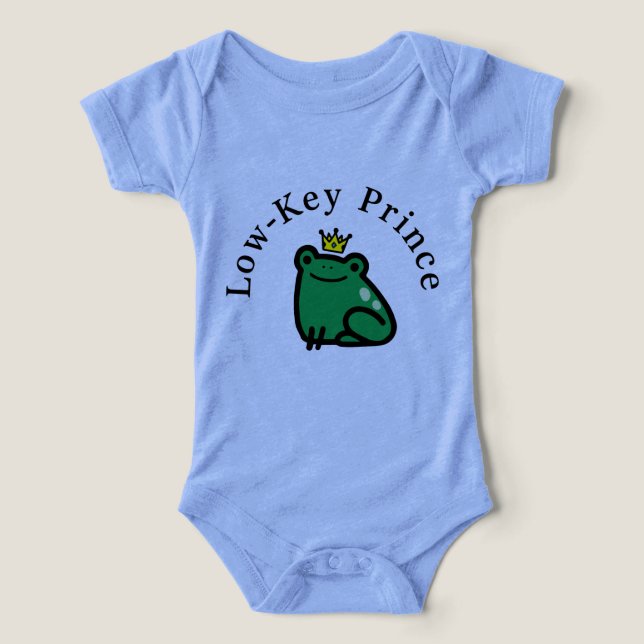 Body de bebé Príncipe Discreto (Diseño delantero )