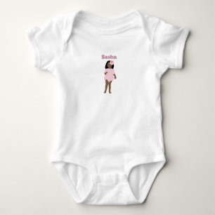 Body de camiseta para muñeca bebé