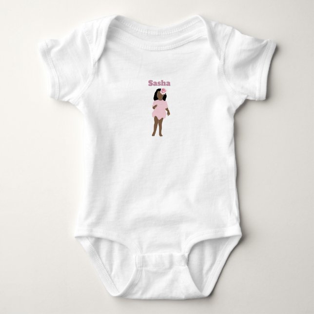 Body de camiseta para muñeca bebé (Anverso)