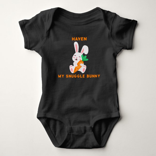 Body de conejito de Pascua para bebé (Anverso)