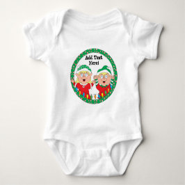 Body de Jersey Bebé Navidad