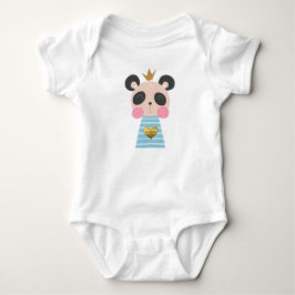 Body de Jersey Bebé Rey Panda