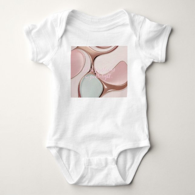 Body de jersey para bebé con gráfico elegante (Anverso)