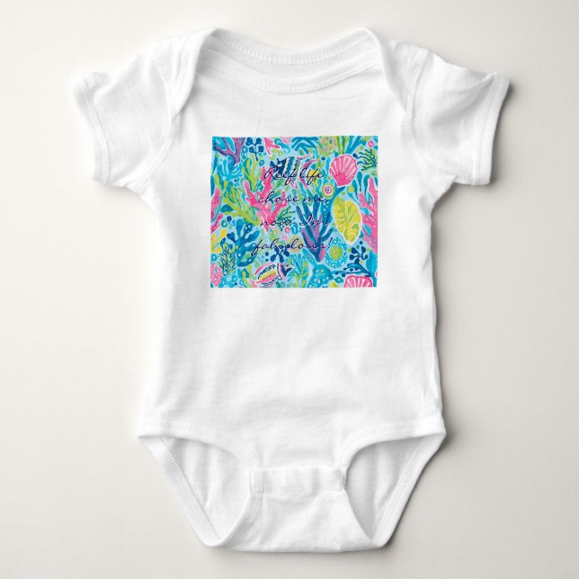 Body de jersey para bebé con gráfico elegante (Anverso)