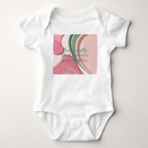Body de jersey para bebé con gráfico elegante