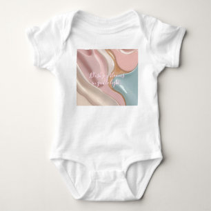 Body de jersey para bebé con gráfico elegante