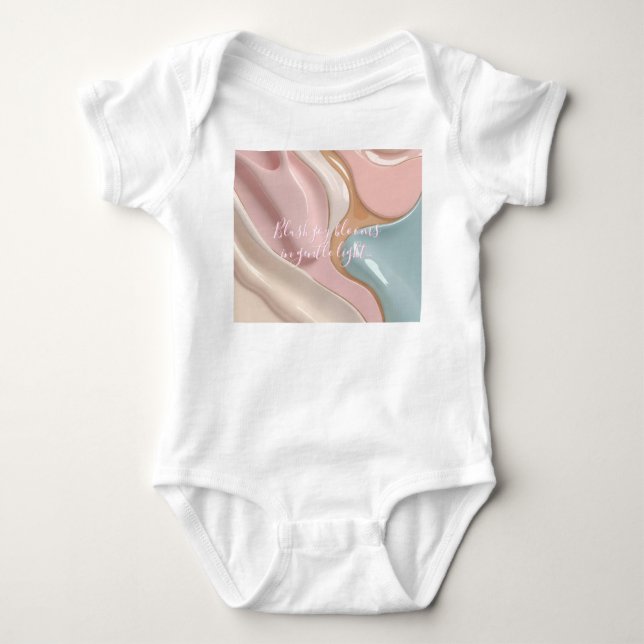 Body de jersey para bebé con gráfico elegante (Anverso)