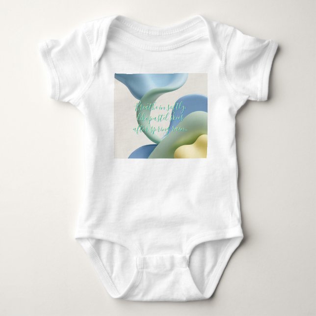 Body de jersey para bebé con gráfico elegante (Anverso)