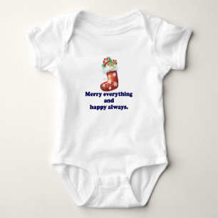 Body de Jersey para Bebé de Navidad