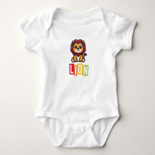 Body de jersey para bebé león
