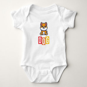 Body de jersey para bebé perro