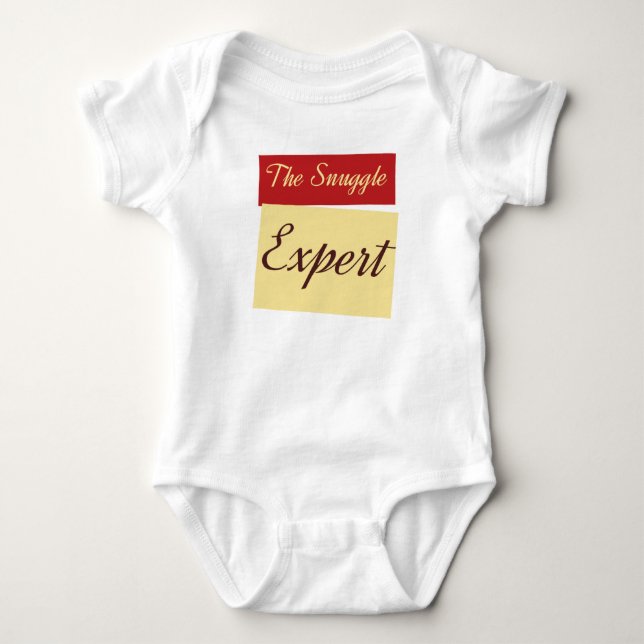 Body de Jersey para Bebé Snuggle (Anverso)