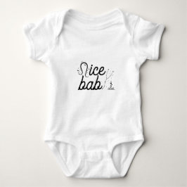 Body de jersey personalizado para bebé