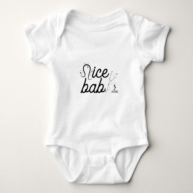 Body de jersey personalizado para bebé (Anverso)