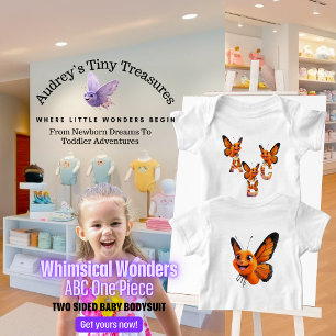 Body de Manga Corta para Bebé Whimsical Wonders