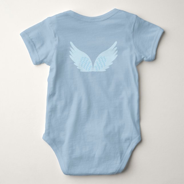 Body de manga corta para bebé Wings (Reverso)