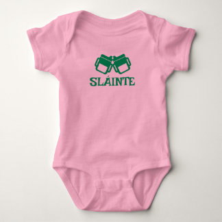 body de SLÁINTE rosa para bebé 