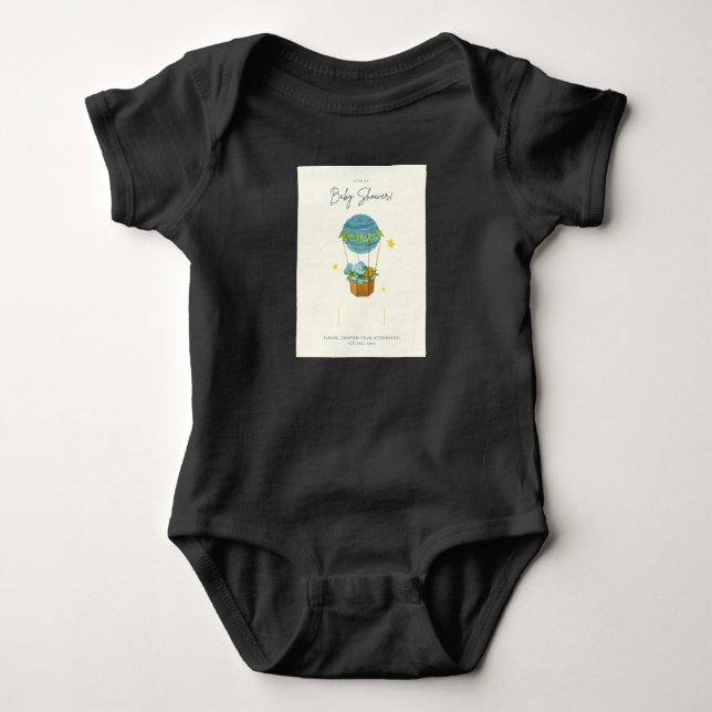 Body de una pieza para bebé boho (Anverso)