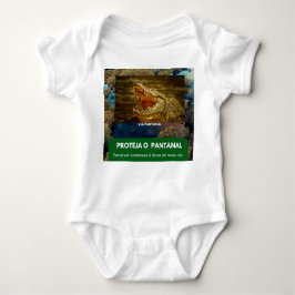 Body em Jersey para Bebês Jacaré