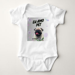Body em Jersey para Bebês Via Pantanal Pet