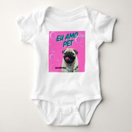 Body em Jersey para Bebês Via Pantanal pet