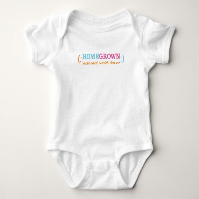 Body "HomeGrown"/ROSA para bebé de Jersey (Anverso)