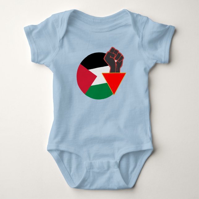 Body Para Bebé ف de Resistencia Palestina س ط ن | Paz para Palest (Anverso)