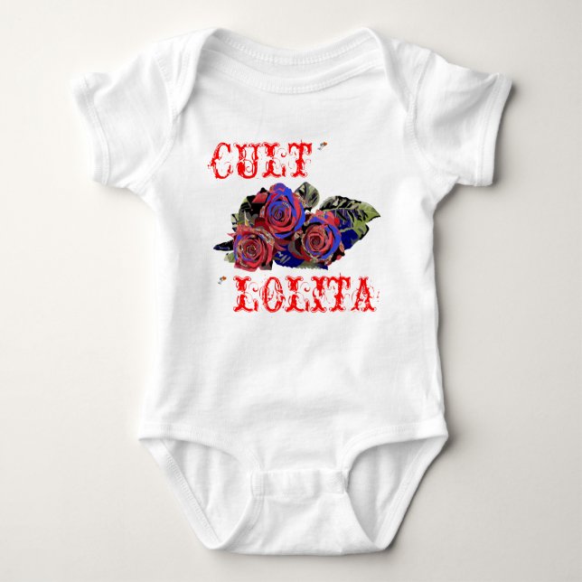 BODY PARA BEBÉ トリッキー 薔薇　乙女　BABY　Tシャツ, CULT, LOLITA (Anverso)