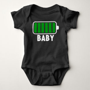 Body Para Bebé 100% Batería Totalmente Cargada Familia Negro