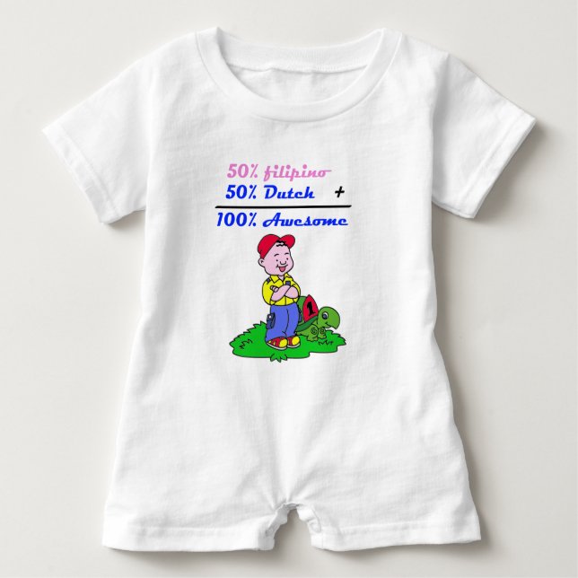 Body Para Bebé 100% impresionante (Anverso)