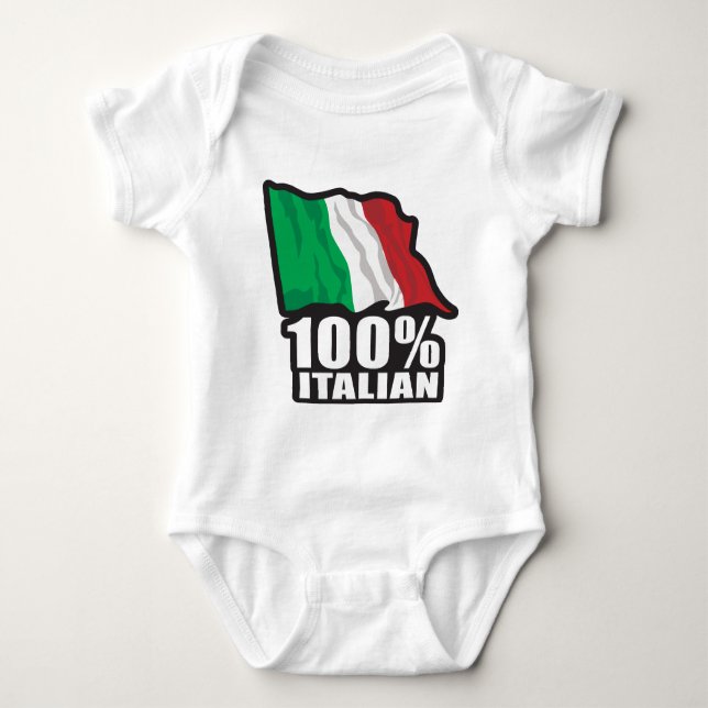Body Para Bebé 100% italiano (Anverso)
