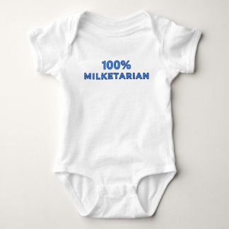 Body Para Bebé 100% Milketariano - Azul