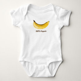 Body Para Bebé "100% ORGÁNICO DE BEBÉ BANANO" #foodiepower 