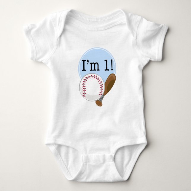 Body Para Bebé 1.ᵉʳ Béisbol infantil (Anverso)