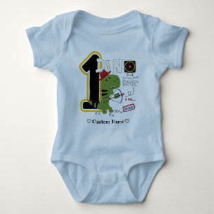 Body Para Bebé 1.ᵉʳ cumpleaños GREN DINO