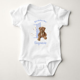 Body Para Bebé 1.ᵉʳ Cumpleaños Teddy Bear Baby Bodysuit