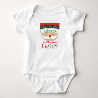 Body Para Bebé ¡1er Navidad Personalizado