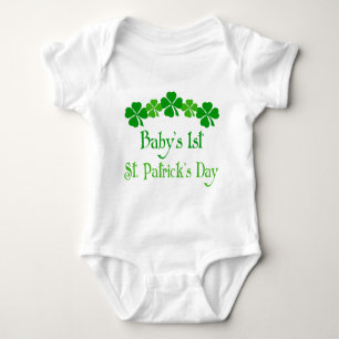 Body Para Bebé 1ra camiseta del bebé del día del St Patricks del