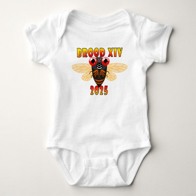 Body Para Bebé 2025 Ropa XIV Cicadas Equipo de una pieza, versión (Anverso)