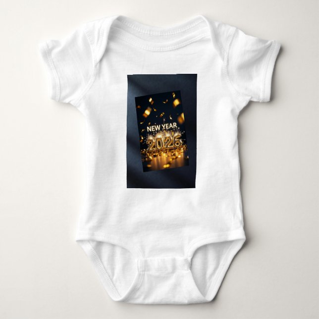Body Para Bebé 2026 Baby Bodysuit - Cute Festive Infant One-Piece (Anverso)